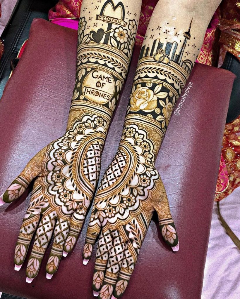 Bridal mehndi designs