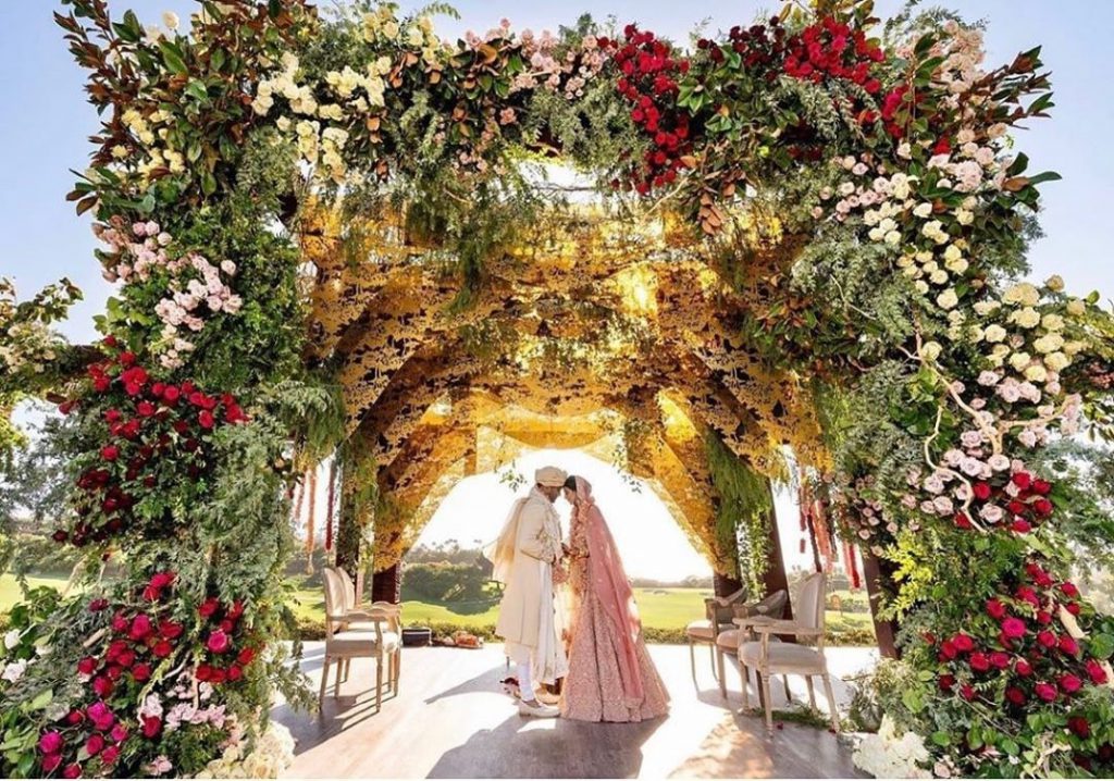 Rustic Mandap design