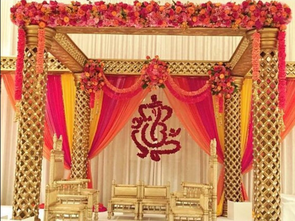South Indian style mandap