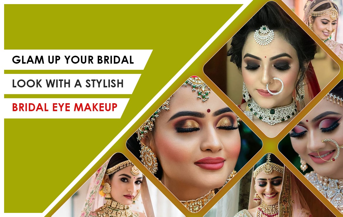 Bridal eye makeup