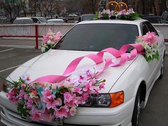 marriage car decoration